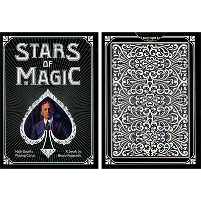 (image for) Stars of Magic Black - Playing Cards